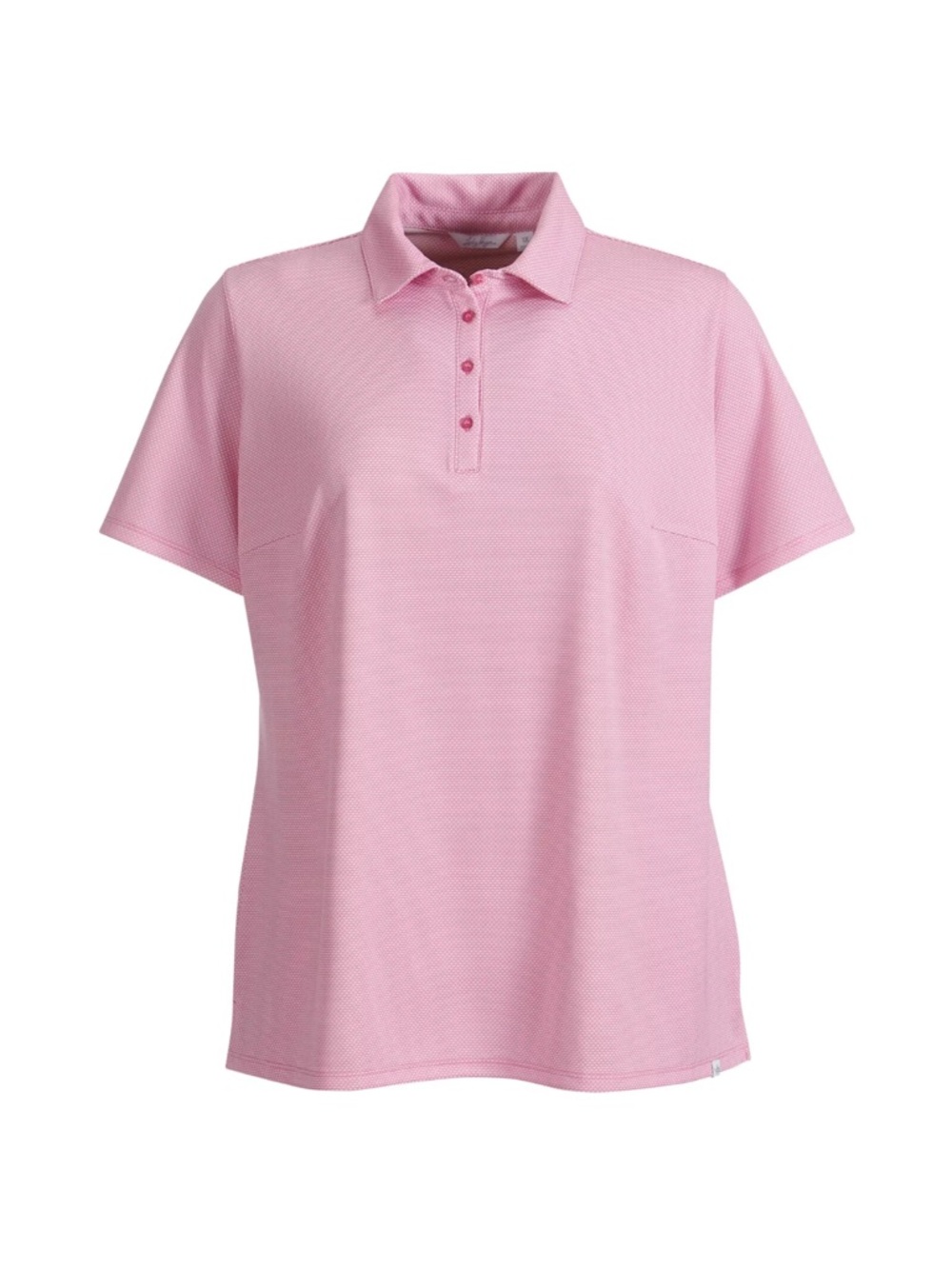 Lady Hagen Pink Short-Sleeve Polo Top